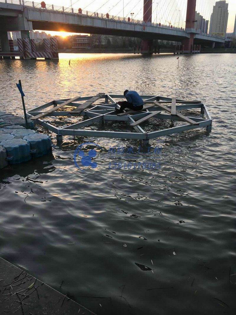 打桩式喷泉平台